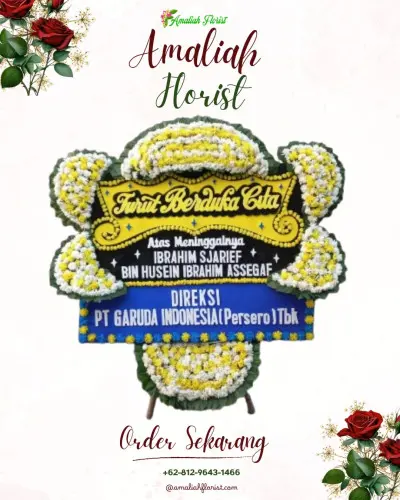 Papan Bunga Duka di Laweyan
